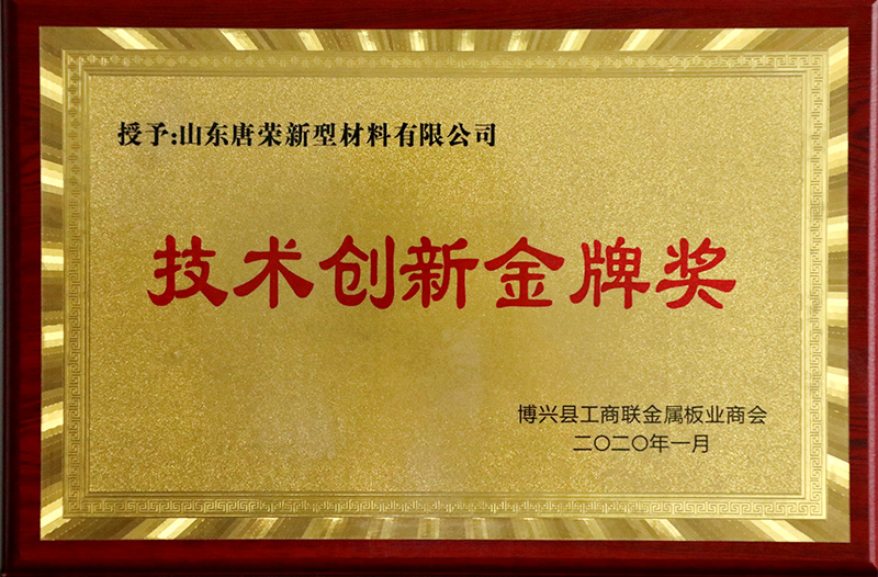 Médaille d'or de l'innovation technologique